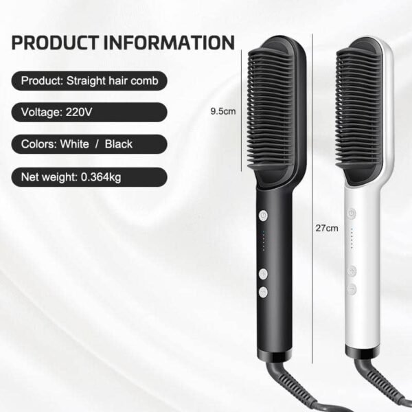 Advanced Hair Straightening Brush for perfect straight hair